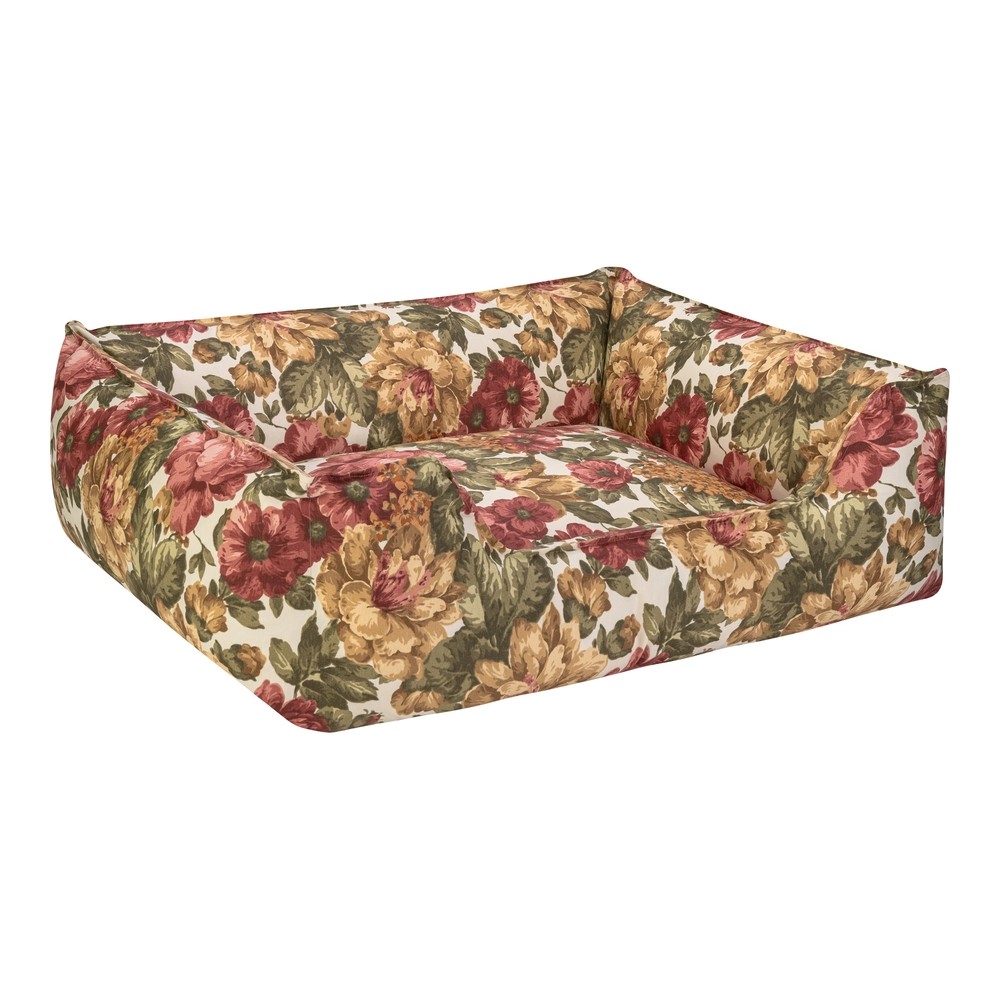 Pet Comfort Alpha  Gül Desenli Köpek Yatağı L 105x85cm - 2