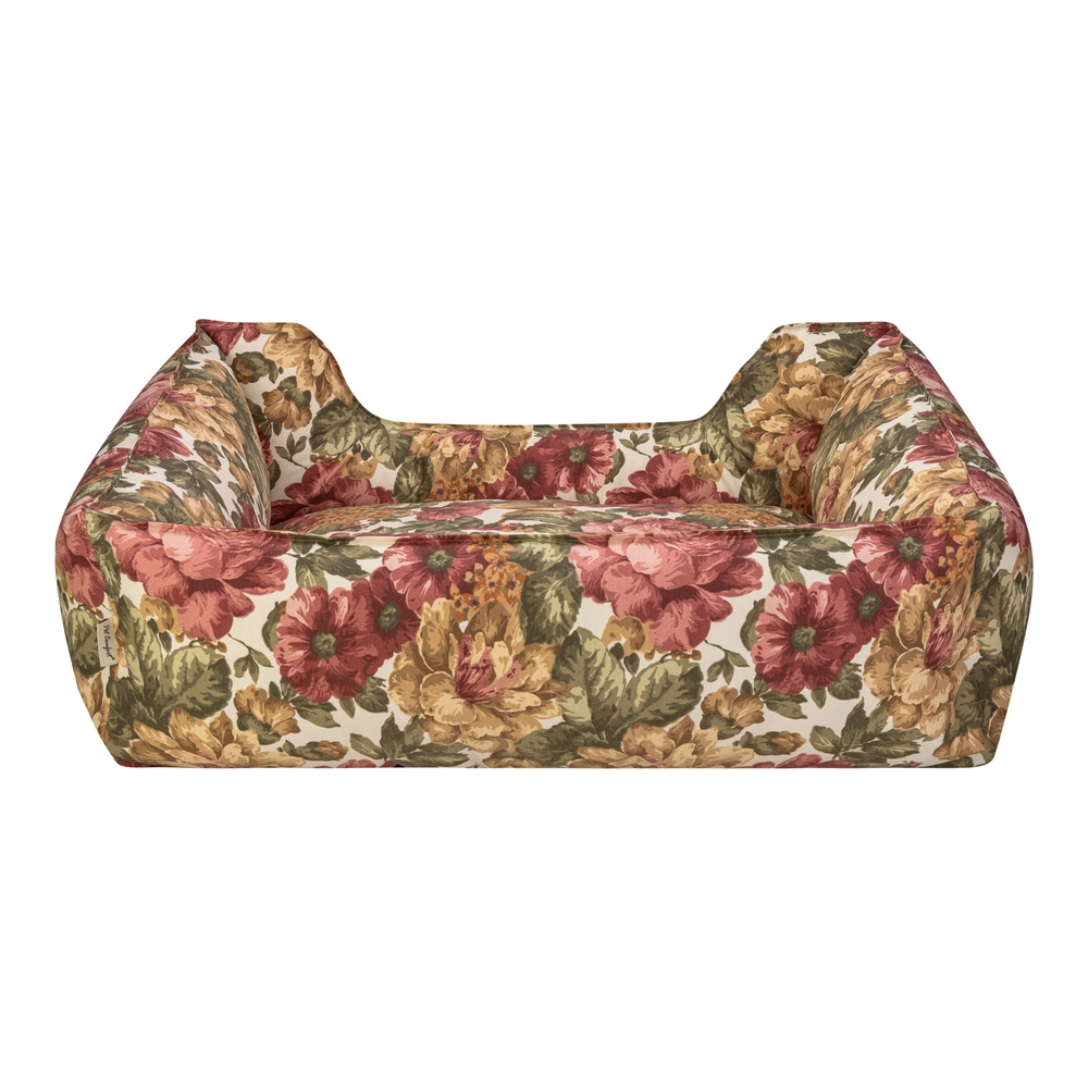 Pet Comfort Alpha  Gül Desenli Köpek Yatağı L 105x85cm - 3