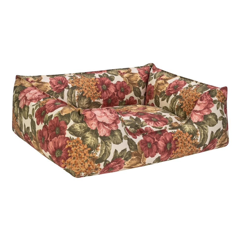 Pet Comfort Alpha  Gül Desenli Köpek Yatağı M 80x65cm - 2