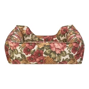 Pet Comfort Alpha  Gül Desenli Köpek Yatağı M 80x65cm - 3
