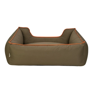 Pet Comfort Alpha  Köpek Yatağı Haki w Turuncu Biye L 105x85cm - 3