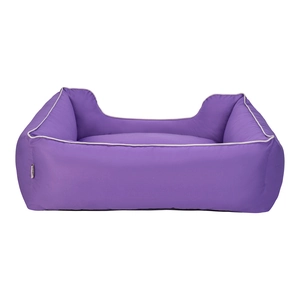 Pet Comfort Alpha  Köpek Yatağı Mor w Beyaz Biye L 105x85cm - 4