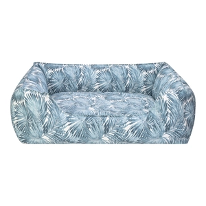 Pet Comfort Alpha  Mavi-Beyaz Köpek Yatağı L 105x85cm