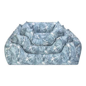 Pet Comfort Alpha  Mavi-Beyaz Köpek Yatağı L 105x85cm - 4