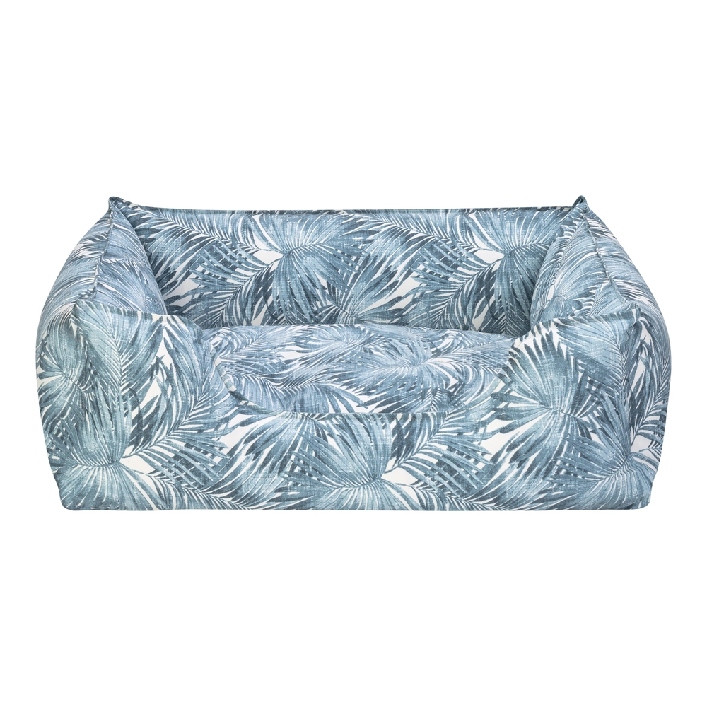 Pet Comfort Alpha  Mavi-Beyaz Köpek Yatağı M 80x65cm - 1