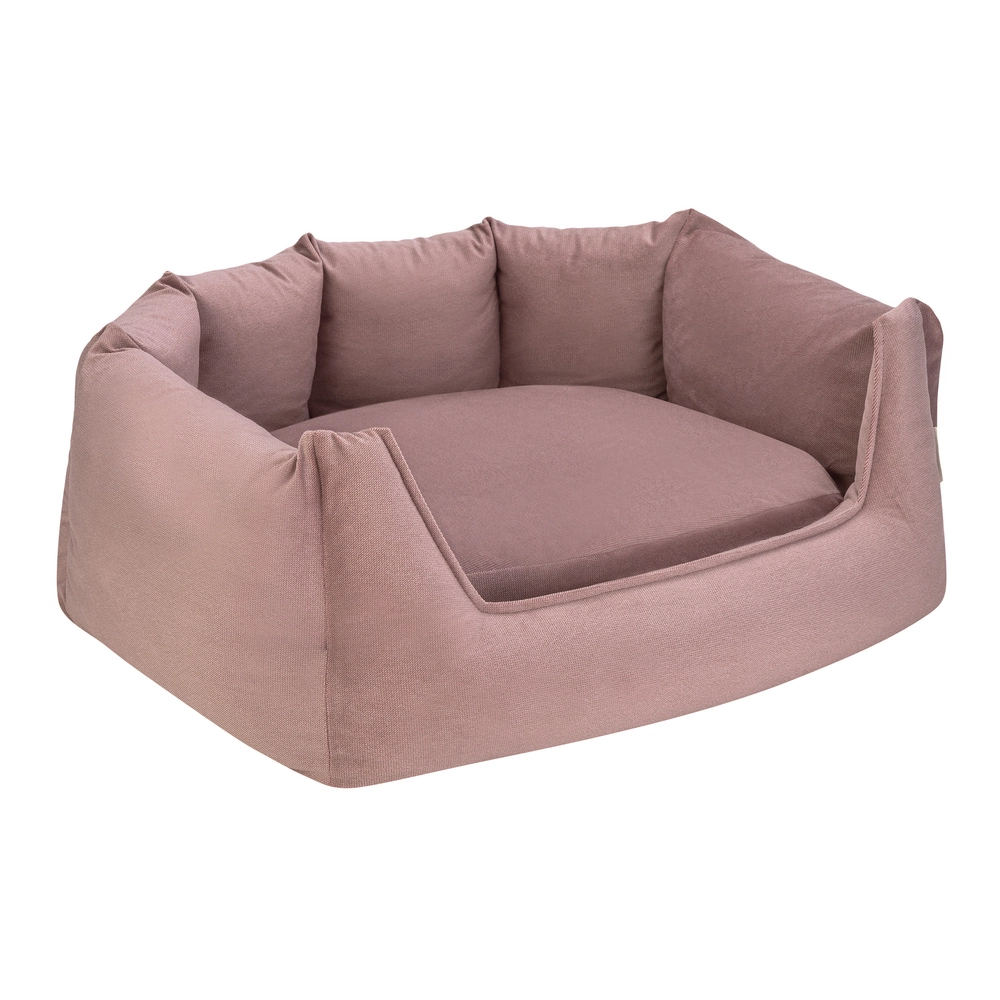 Pet Comfort Barcelona Kedi ve Köpek Yatağı Pudra Pembe 75x65cm - 2