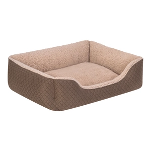 Pet Comfort Bravo Duo  Kedi ve Köpek Yatağı Kahverengi/Bej S 55x45cm - 2
