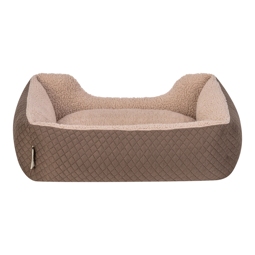 Pet Comfort Bravo Duo  Kedi ve Köpek Yatağı Kahverengi/Bej S 55x45cm - 3