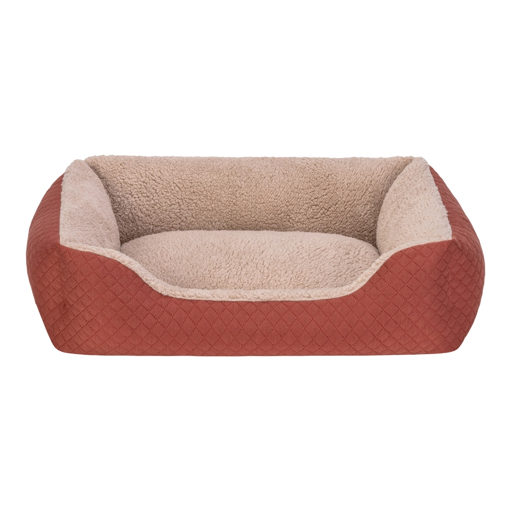 Pet Comfort Bravo Duo  Kedi ve Köpek Yatağı Tarçın/Bej S 55x45cm - 1