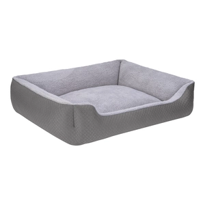Pet Comfort Bravo Duo  Köpek Yatağı Gri/Gri Peluş XL 105x80cm - 2