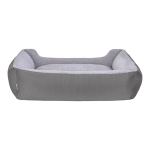 Pet Comfort Bravo Duo  Köpek Yatağı Gri/Gri Peluş XL 105x80cm - 3