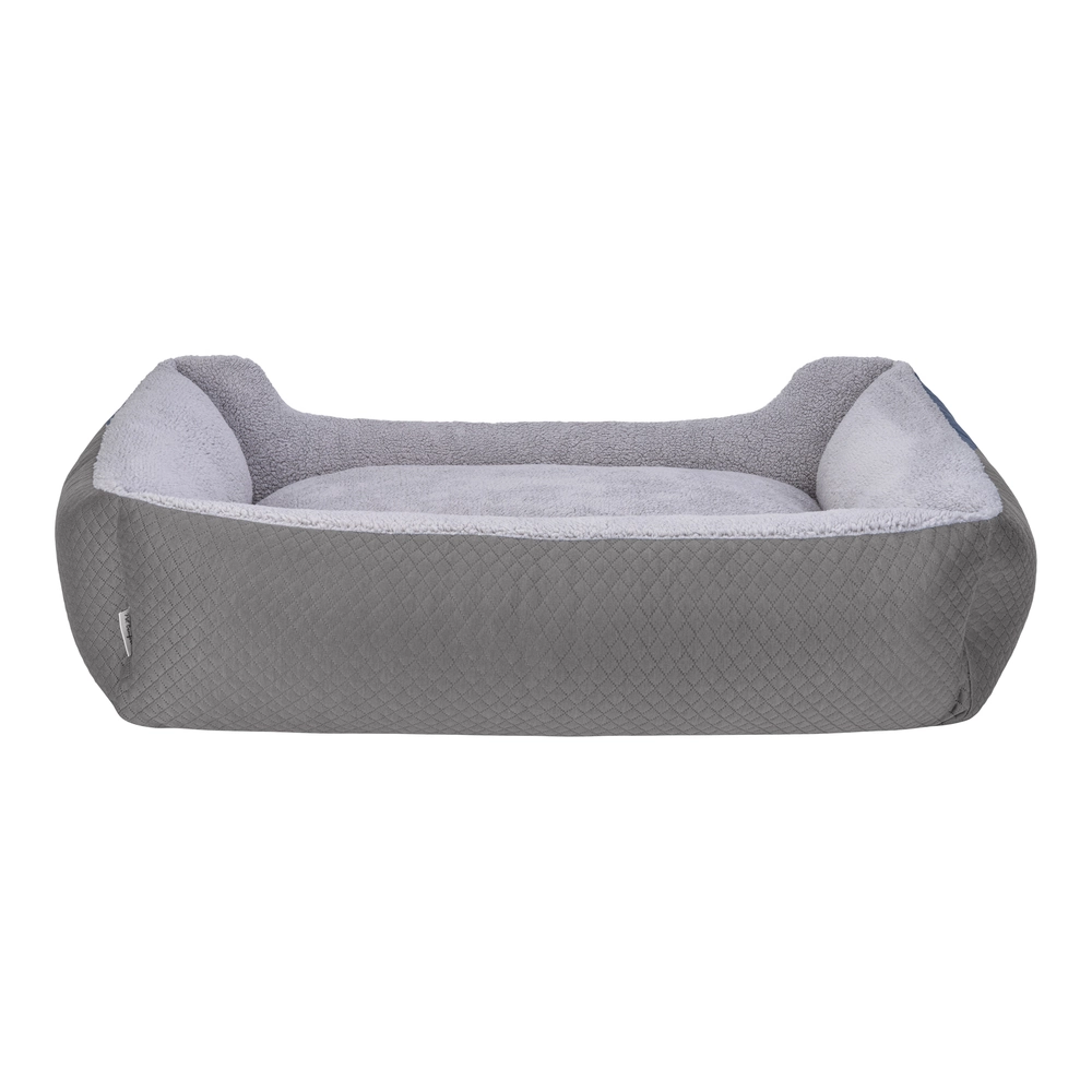 Pet Comfort Bravo Duo  Köpek Yatağı Gri/Gri Peluş XL 105x80cm - 3