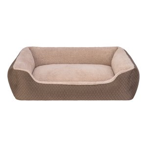 Pet Comfort Bravo Duo  Köpek Yatağı Kahverengi/Bej L 90x70cm - 1