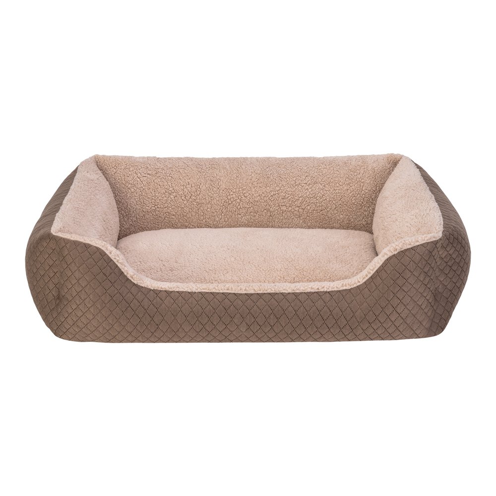 Pet Comfort Bravo Duo  Köpek Yatağı Kahverengi/Bej M 75x60cm - 1