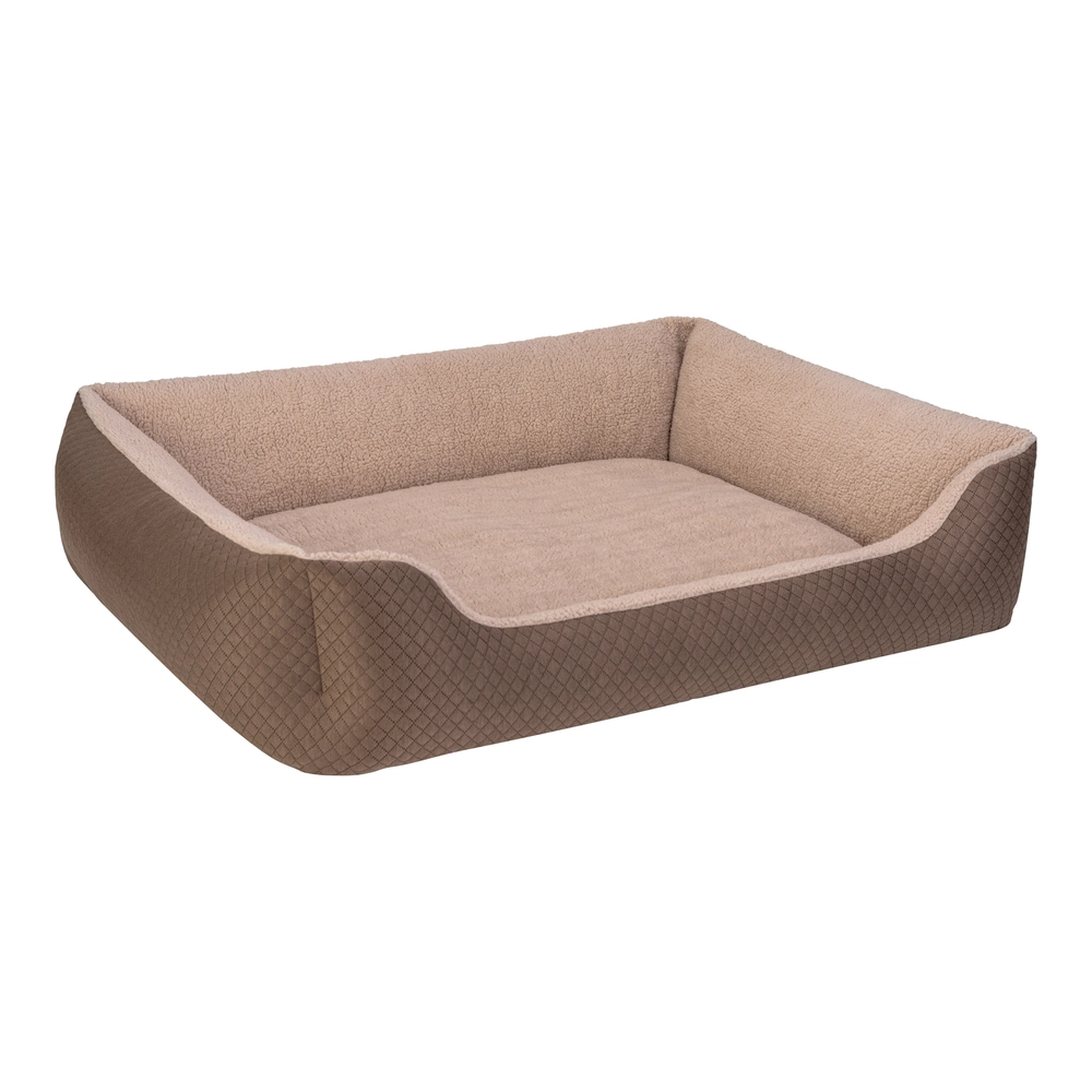 Pet Comfort Bravo Duo  Köpek Yatağı Kahverengi/Bej XL 105x80cm - 2
