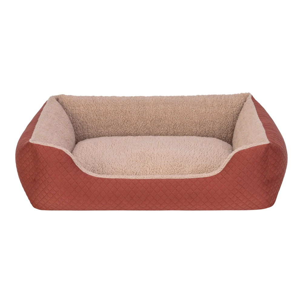 Pet Comfort Bravo Duo  Köpek Yatağı Tarçın/Bej M 75x60cm - 1