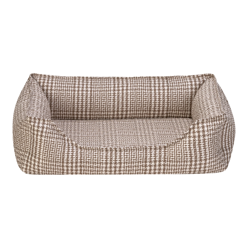 Pet Comfort Delta  Bej Kareli Kedi ve Köpek Yatağı XS 55x45cm - 1