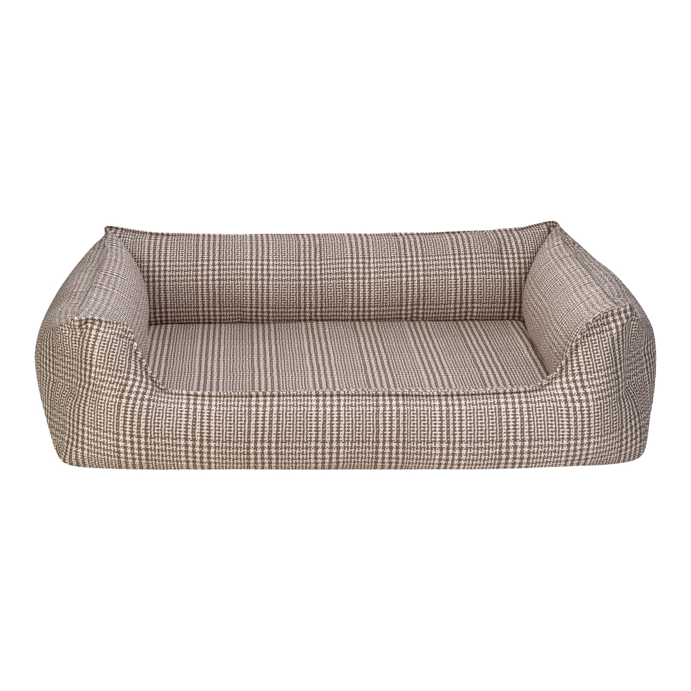 Pet Comfort Delta  Bej Kareli Köpek Yatağı L 105x80cm - 1