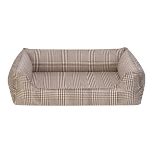 Pet Comfort Delta  Bej Kareli Köpek Yatağı M 90x70cm