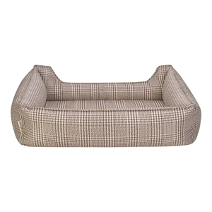 Pet Comfort Delta  Bej Kareli Köpek Yatağı M 90x70cm - 3