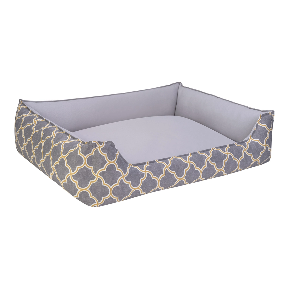 Pet Comfort Delta  Köpek Yatağı L.Gri/Gri L 105x80cm - 2