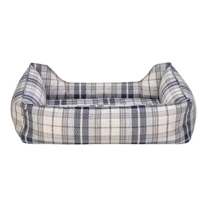 Pet Comfort Delta  Lacivert Kareli Kedi ve Köpek Yatağı S 75x60cm - 3