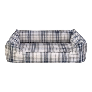 Pet Comfort Delta  Lacivert Kareli Köpek Yatağı L 105x80cm