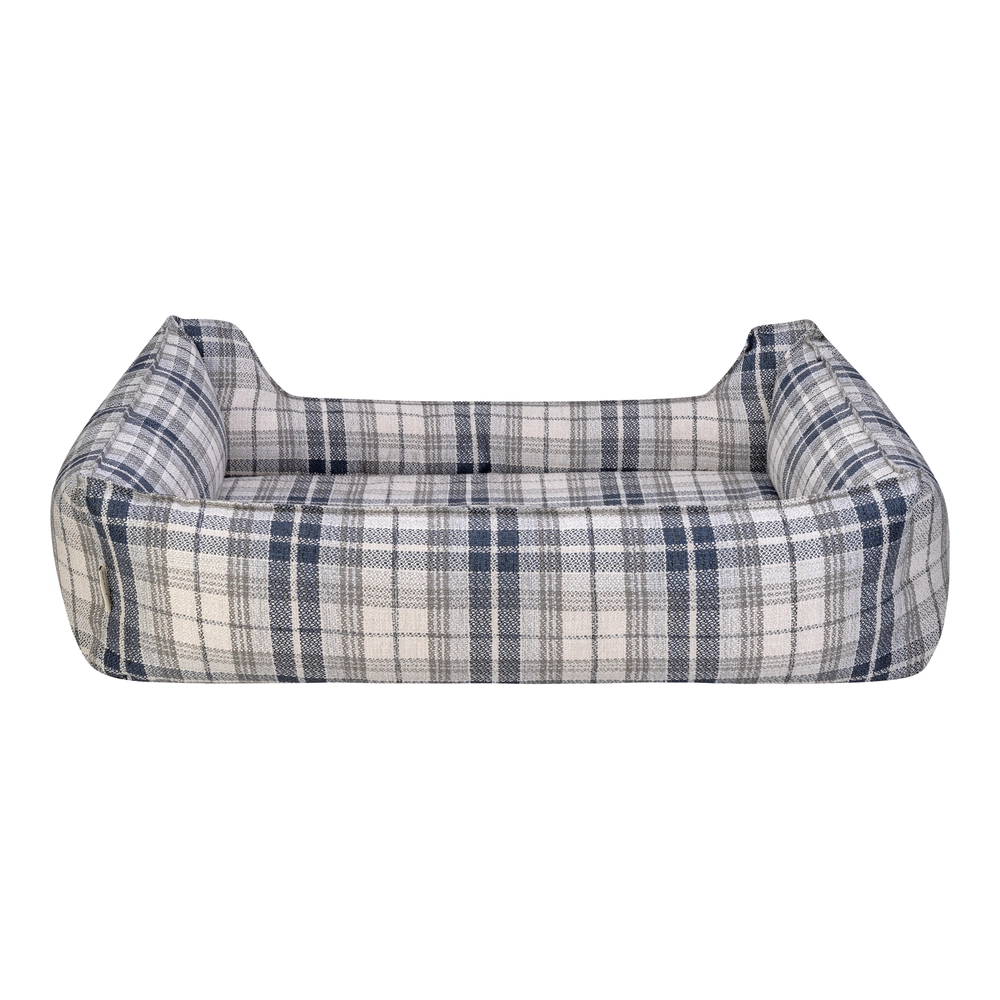 Pet Comfort Delta  Lacivert Kareli Köpek Yatağı L 105x80cm - 3