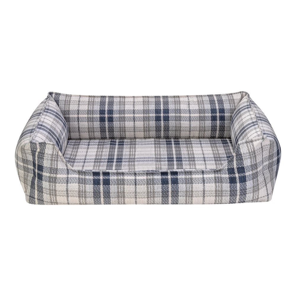 Pet Comfort Delta  Lacivert Kareli Köpek Yatağı M 90x70cm - 1