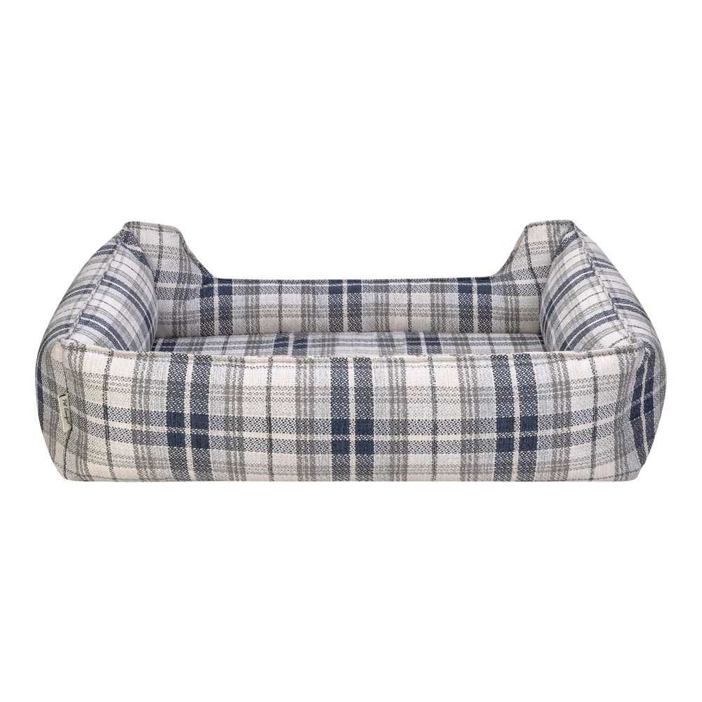 Pet Comfort Delta  Lacivert Kareli Köpek Yatağı M 90x70cm - 3