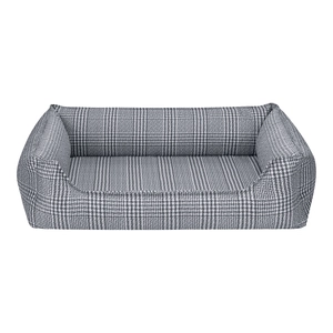 Pet Comfort Delta  Mavi Kareli Köpek Yatağı M 90x70cm