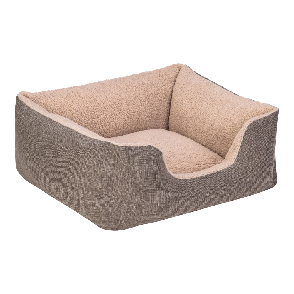 Pet Comfort Echo  Kahve-Bej Kedi ve Köpek Yatağı S 60x50cm - 2