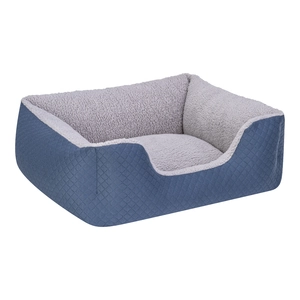 Pet Comfort Echo  Kedi ve Köpek Yatağı Mavi/Gri Peluş S 60x50cm - 2