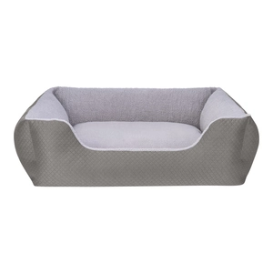 Pet Comfort Echo  Köpek Yatağı Gri/Gri Peluş L 105x80cm - 1