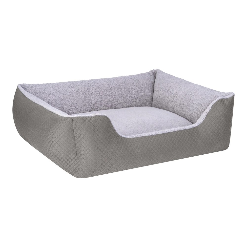 Pet Comfort Echo  Köpek Yatağı Gri/Gri Peluş L 105x80cm - 2