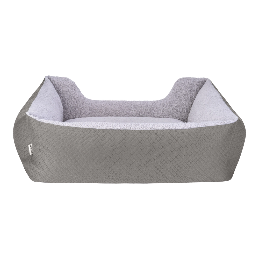 Pet Comfort Echo  Köpek Yatağı Gri/Gri Peluş L 105x80cm - 3