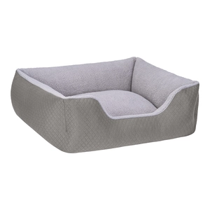 Pet Comfort Echo  Köpek Yatağı Gri/Gri Peluş M 80x65cm - 2