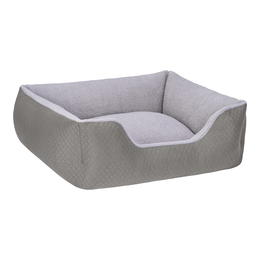 Pet Comfort Echo  Köpek Yatağı Gri/Gri Peluş M 80x65cm - 2