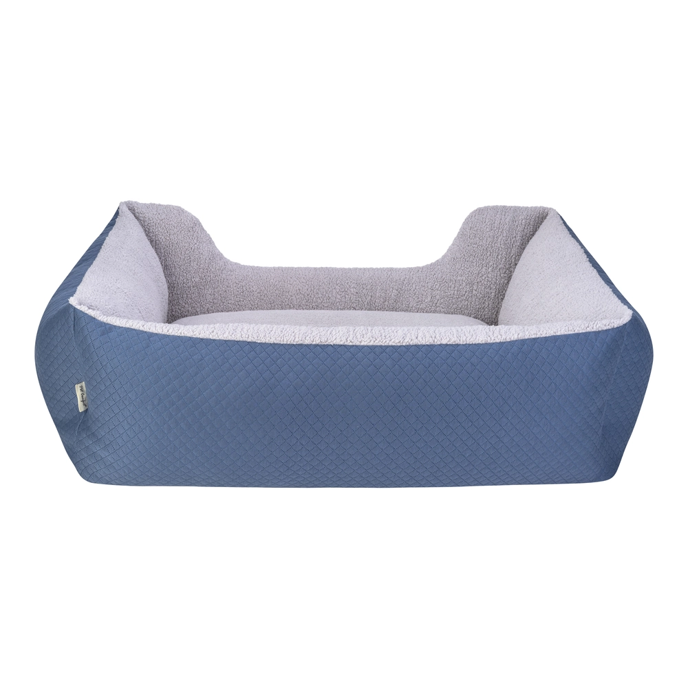 Pet Comfort Echo  Köpek Yatağı Mavi/Gri Peluş L 105x80cm - 3