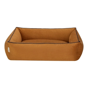 Pet Comfort Golf  Kedi ve Köpek Yatağı Hardal w Parliament Mavi Biye S 75x60cm - 3