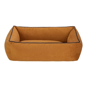 Pet Comfort Golf  Kedi ve Köpek Yatağı Hardal w Parliament Mavi Biye XS 55x45cm