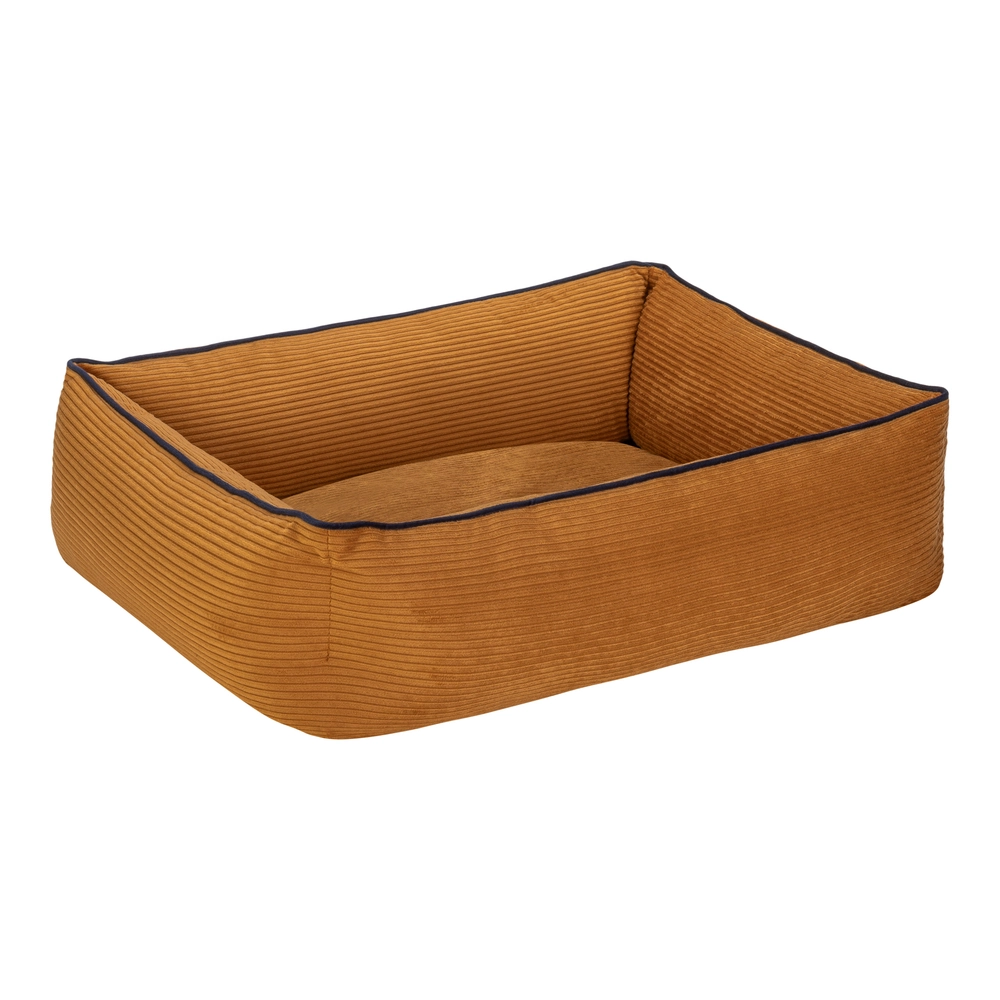 Pet Comfort Golf  Kedi ve Köpek Yatağı Hardal w Parliament Mavi Biye XS 55x45cm - 2