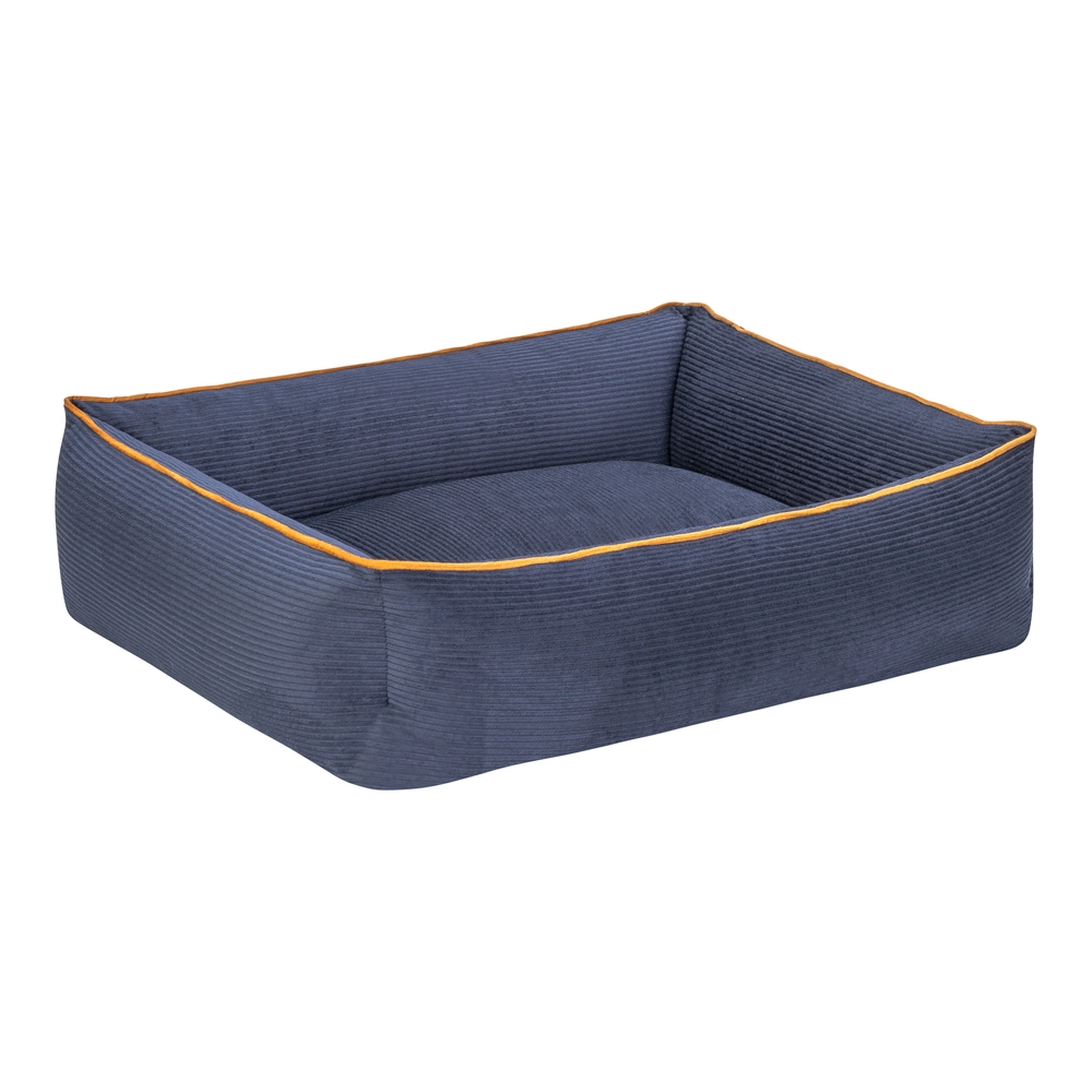 Pet Comfort Golf  Kedi ve Köpek Yatağı Parliament Mavi w Hardal Biye S 75x60cm - 2