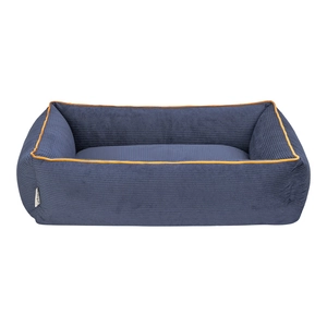 Pet Comfort Golf  Kedi ve Köpek Yatağı Parliament Mavi w Hardal Biye S 75x60cm - 3
