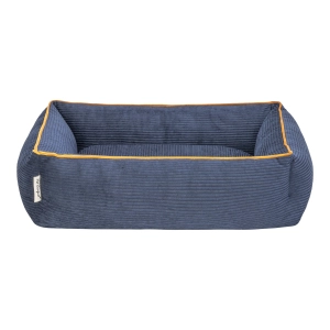 Pet Comfort Golf  Kedi ve Köpek Yatağı Parliament Mavi w Hardal Biye XS 55x45cm - 3