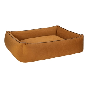 Pet Comfort Golf  Köpek Yatağı Hardal w Parliament Mavi Biye L 105x80cm - 2