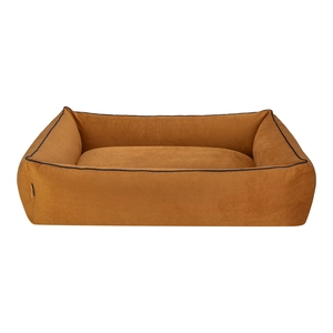 Pet Comfort Golf  Köpek Yatağı Hardal w Parliament Mavi Biye L 105x80cm - 3