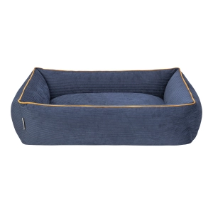 Pet Comfort Golf  Köpek Yatağı Parliament Mavi w Hardal Biye M 90x70cm - 3