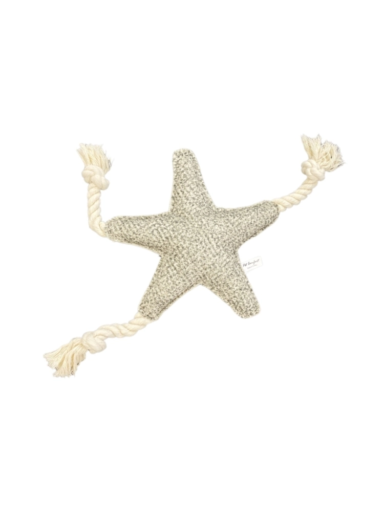 Pet Comfort İpli Yıldız Köpek Oyuncağı A.Gri Ø25cm, 40cm - 1