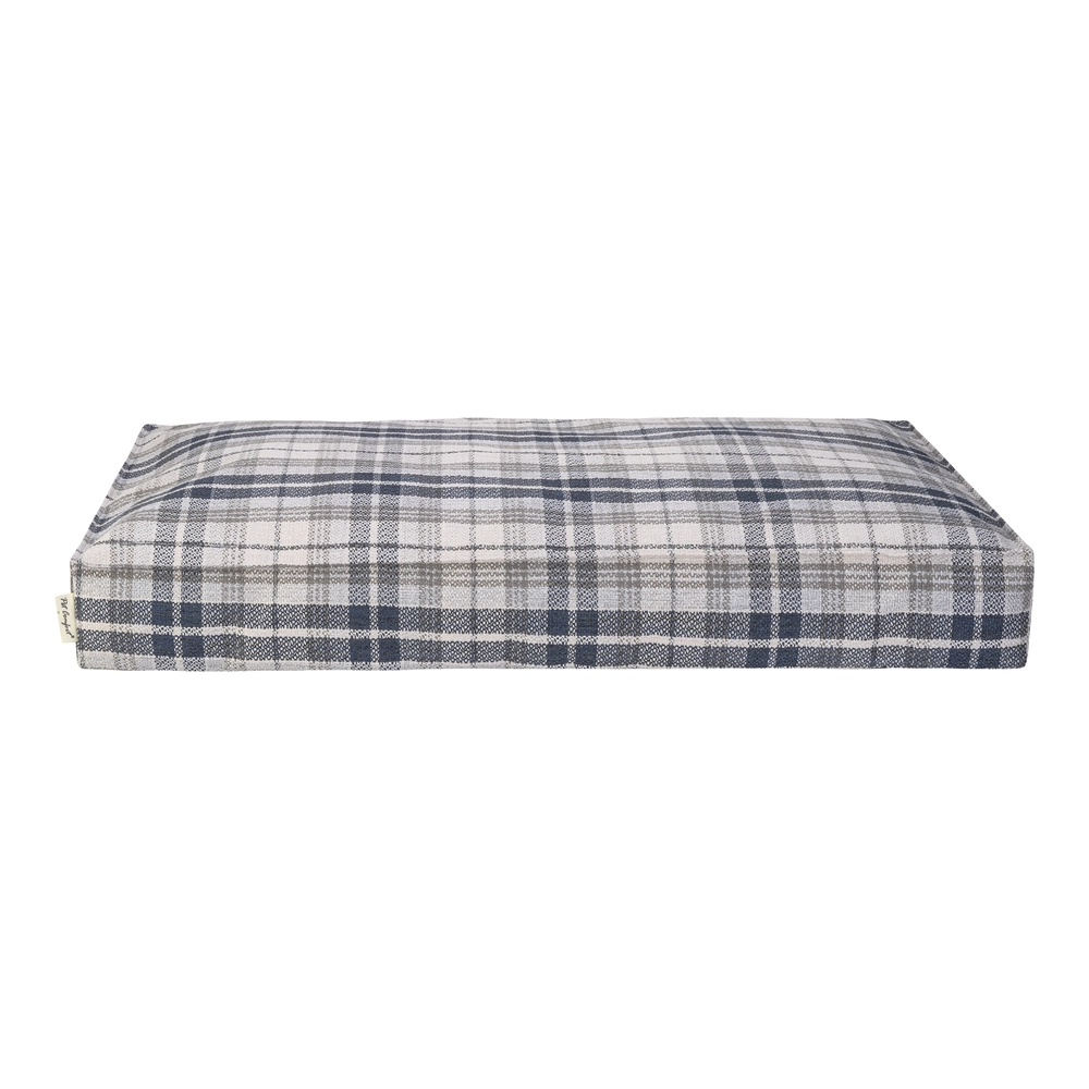 Pet Comfort Lima  Mavi Kareli Köpek Yatağı M 90x60cm - 3